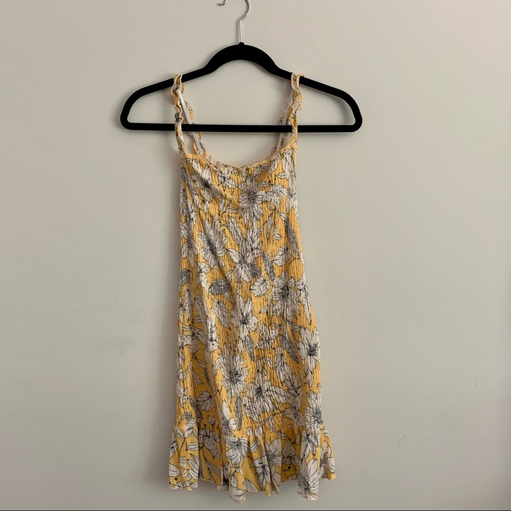 Floral Printed Mini Dress